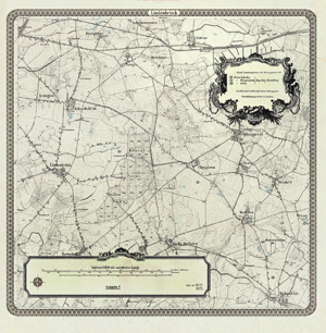 Zalesie – map from 1889